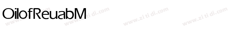 OilofReuab Medium字体转换